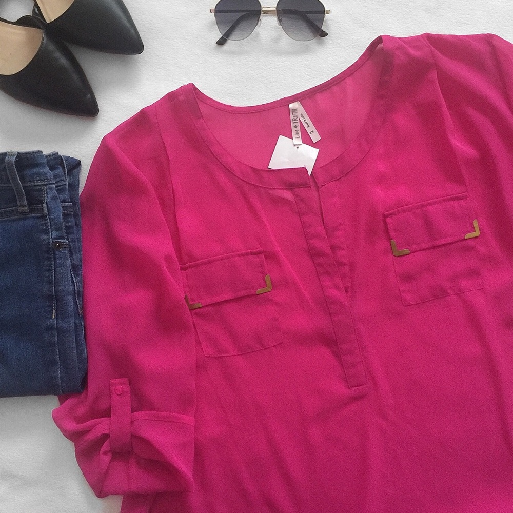 🩷 Pink Blouse - Picture 4 of 7